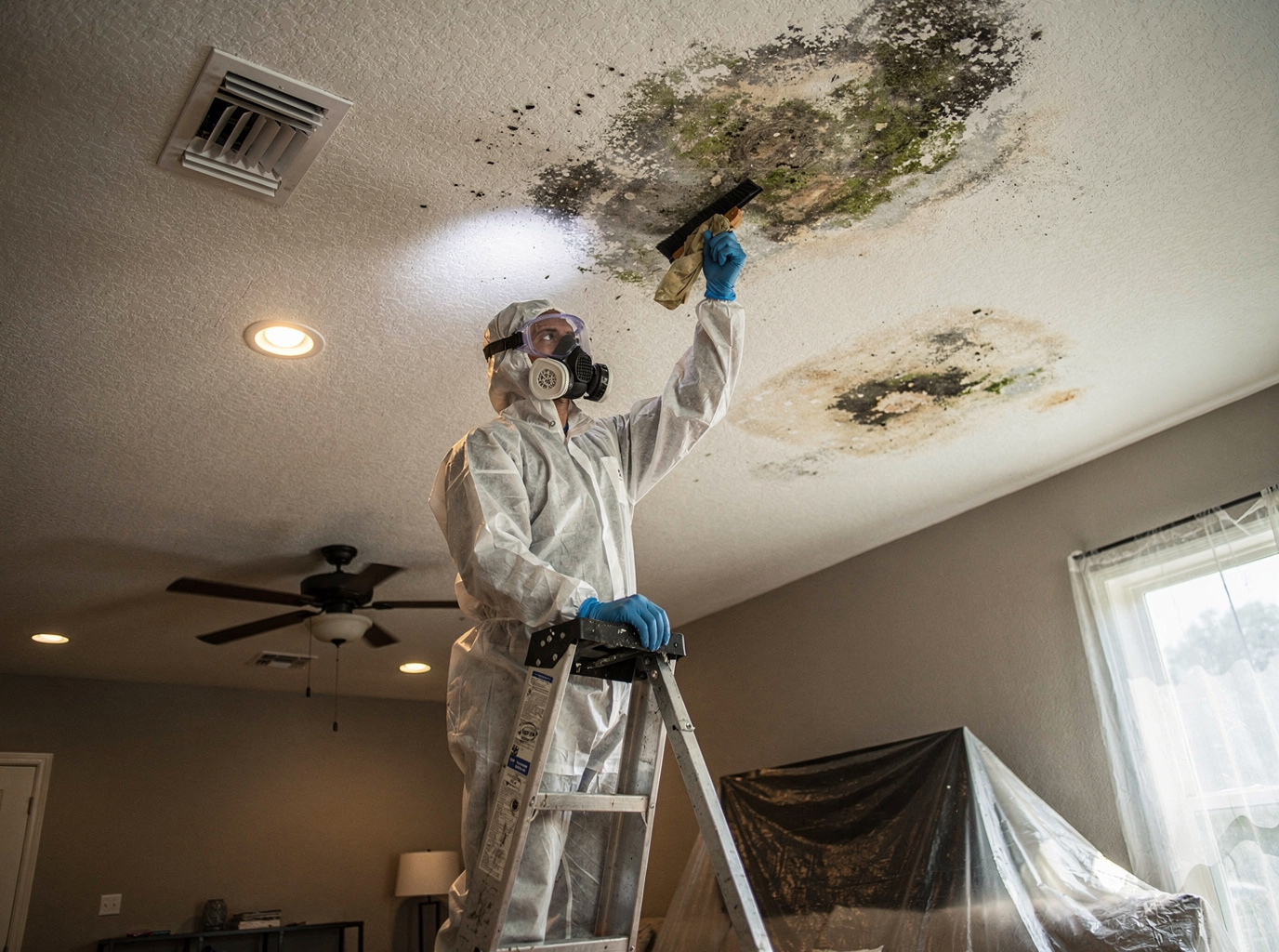 Ceiling Mold Removal in Houston, TX